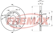 BD-7810 FREMAX brzdový kotúč BD-7810 FREMAX