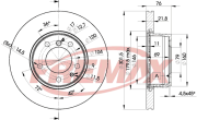 BD-8040 FREMAX brzdový kotúč BD-8040 FREMAX