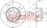 BD-8042 FREMAX brzdový kotúč BD-8042 FREMAX