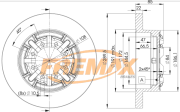 BD-8773 FREMAX brzdový kotúč BD-8773 FREMAX