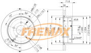 BD-9049 Brzdový kotouč FREMAX