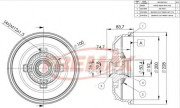 BD-8051 Brzdový buben FREMAX