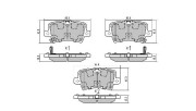 FBP-1706 Sada brzdových destiček, kotoučová brzda FREMAX