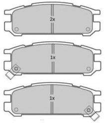 FBP-1773 Sada brzdových destiček, kotoučová brzda FREMAX