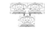 FBP-1960 Sada brzdových destiček, kotoučová brzda FREMAX