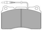 FBP-1148-01 Sada brzdových destiček, kotoučová brzda FREMAX