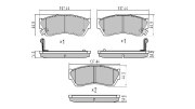 FBP-1590 FREMAX sada brzdových platničiek kotúčovej brzdy FBP-1590 FREMAX