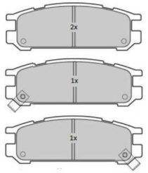 FBP-1773 Sada brzdových destiček, kotoučová brzda FREMAX