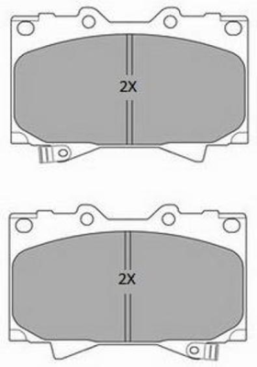 FBP-1804 FREMAX sada brzdových platničiek kotúčovej brzdy FBP-1804 FREMAX