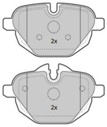 FBP-1854 Sada brzdových destiček, kotoučová brzda FREMAX