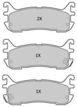 FBP-1912 FREMAX sada brzdových platničiek kotúčovej brzdy FBP-1912 FREMAX