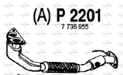 P2201 Výfuková trubka FENNO