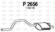 P2656 Zadní tlumič výfuku FENNO