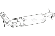 P8811DPF Filtr pevnych castic, vyfukovy system FENNO