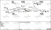 AU1132 FENNO výfukový systém AU1132 FENNO