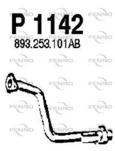 P1142 FENNO výfukové potrubie P1142 FENNO
