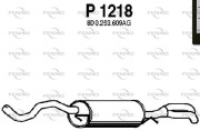 P1218 FENNO koncový tlmič výfuku P1218 FENNO