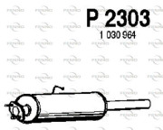 P2303 FENNO stredný tlmič výfuku P2303 FENNO