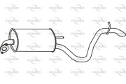 P3177 Zadní tlumič výfuku FENNO