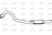 P4091 Zadní tlumič výfuku FENNO