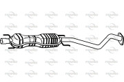 P4547 Střední tlumič výfuku FENNO