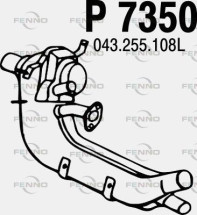 P7350 Výfuková trubka FENNO