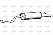 P7526 Zadní tlumič výfuku FENNO