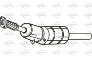 P8863DPF Filtr pevnych castic, vyfukovy system FENNO