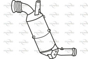 P9815DPF Filtr pevnych castic, vyfukovy system FENNO