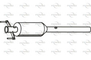 P9820DPF Filtr pevnych castic, vyfukovy system FENNO