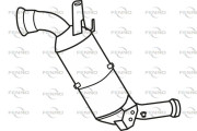 P9854DPF Filtr pevnych castic, vyfukovy system FENNO