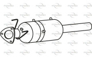 P9865DPF Filtr pevnych castic, vyfukovy system FENNO