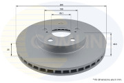 ADC01148V Brzdový kotouč COMLINE