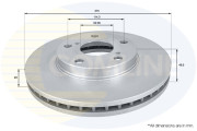 ADC0145V Brzdový kotouč COMLINE