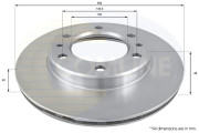 ADC0158V Brzdový kotouč COMLINE
