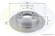 ADC0217 Brzdový kotouč COMLINE