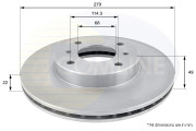 ADC0252V Brzdový kotouč COMLINE