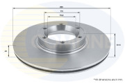 ADC0263V Brzdový kotouč COMLINE
