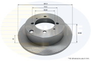 ADC0330 Brzdový kotouč COMLINE