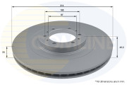 ADC0346V Brzdový kotouč COMLINE
