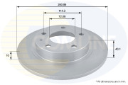 ADC0421 Brzdový kotouč COMLINE