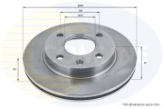 ADC0440V Brzdový kotouč COMLINE