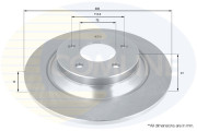 ADC0455 Brzdový kotouč COMLINE