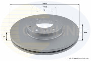 ADC0469V Brzdový kotouč COMLINE