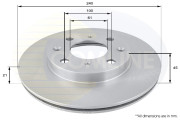 ADC0505V Brzdový kotouč COMLINE