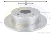 ADC0536 Brzdový kotouč COMLINE