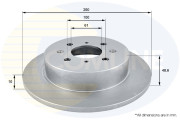 ADC0543 Brzdový kotouč COMLINE