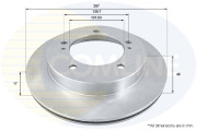 ADC0907V Brzdový kotouč COMLINE