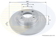 ADC0918 Brzdový kotouč COMLINE