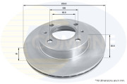 ADC1038V Brzdový kotouč COMLINE